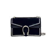 Gucci Black Suede Medium Dionysus Bag - Jiaxyk